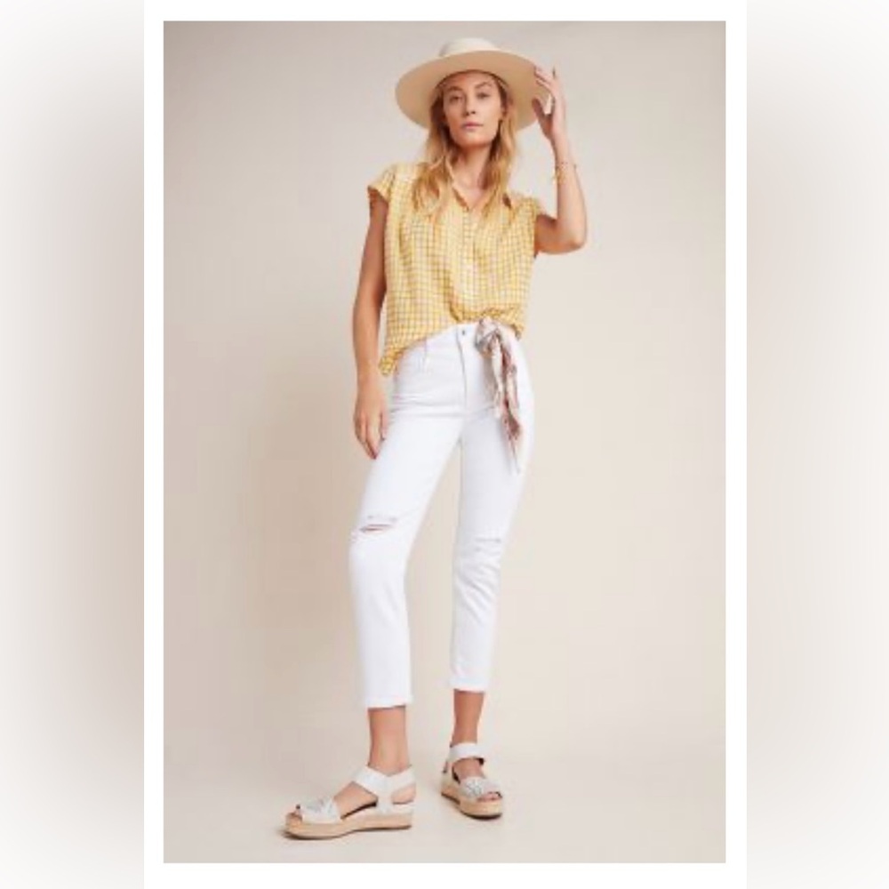 Pilcro Ultra High Rise Slim Straight Jeans
